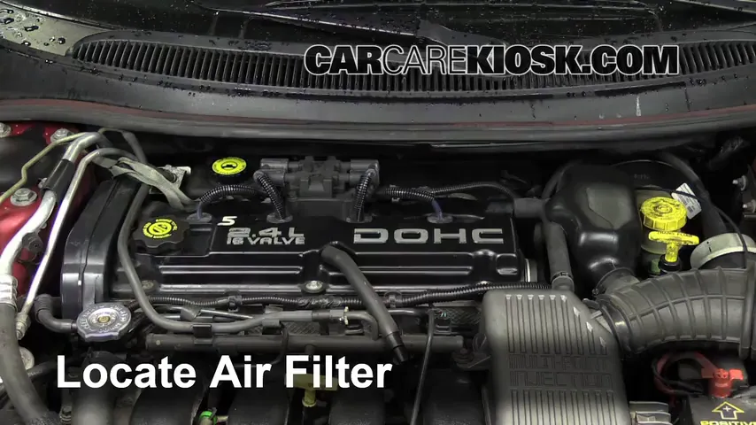 1996 Dodge Stratus ES 2.4L 4 Cyl. Air Filter (Engine)